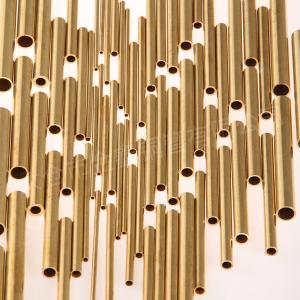 Easy-to-cut brass tubes